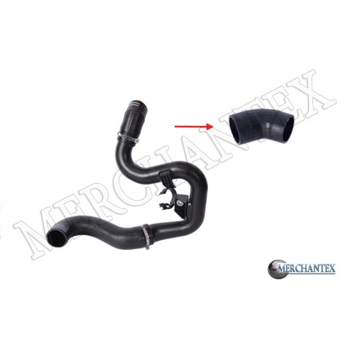 (1379294080 1614084380) PEUGEOT CITROEN TURBO HOSE EXCLUDING PLASTIC PIPE SMALL HOSE SHOWN WITH ARROW
