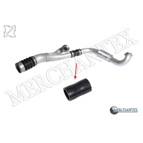 (11657556551) TURBO HOSE EXCLUDING METAL PIPE 3 LAYERS POLYESTER HAS BEEN USED BMW
