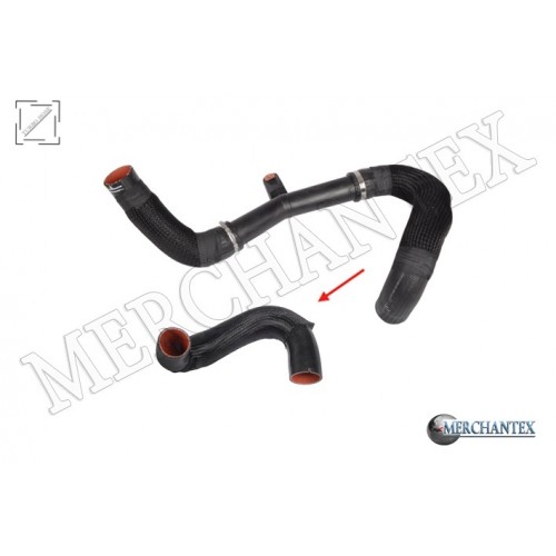 (1394053080 1389890080 1379412080) TURBO HOSE EXCLUDING PLASTIC PIPE BIG HOSE SHOWN WITH ARROW FIAT