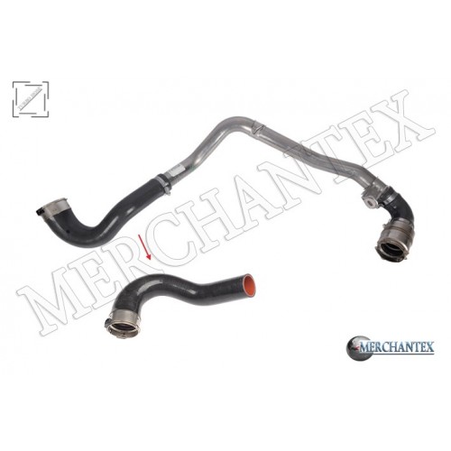 (144607250R 1446300Q2F 4423901 GM 95519365) TURBO HOSE EXCLUDING METAL PIPE BIG HOSE SHOWN WITH ARROW NISSAN OPEL RENAULT VAUXHALL