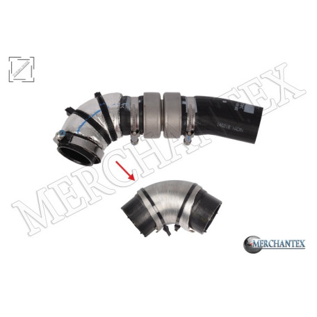 (281624A800 281644A800) TURBO HOSE EXCLUDING METAL PIPE HOSE SHOWN WITH ARROW KIA
