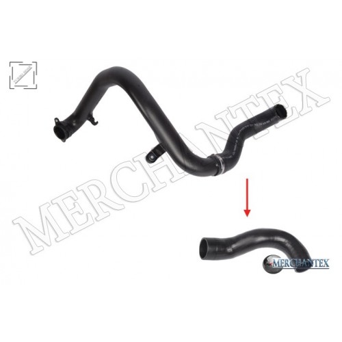 (51797251) TURBO HOSE EXCLUDING PLASTIC PIPE HOSE SHOWN WITH ARROW FIAT