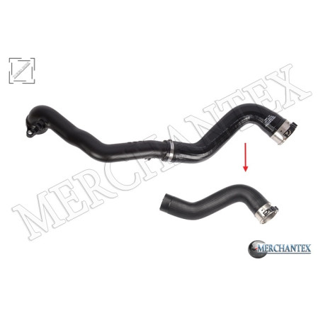 (52018235) TURBO HOSE EXCLUDING PLASTIC PIPE FIAT