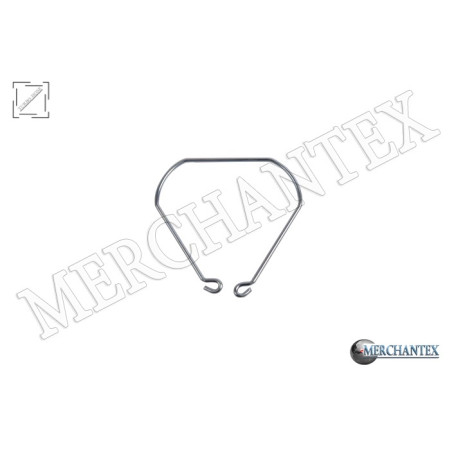 (7701071152) TURBO PIPE CLIPS RENAULT