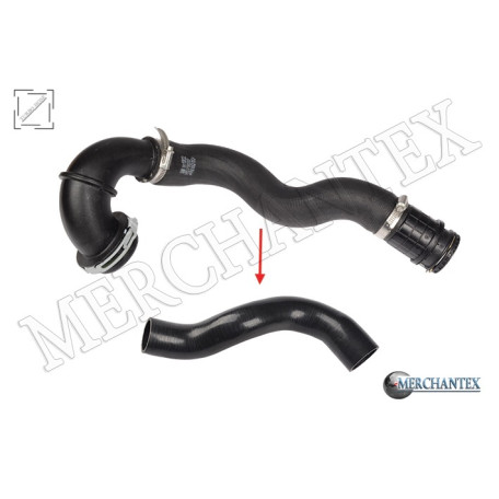 (861068 GM 39018802 861067 GM 13419446) TURBO HOSE EXCLUDING PLASTIC PIPE 3 LAYERS POLYESTER HAS BEEN USED OPEL VAUXHALL