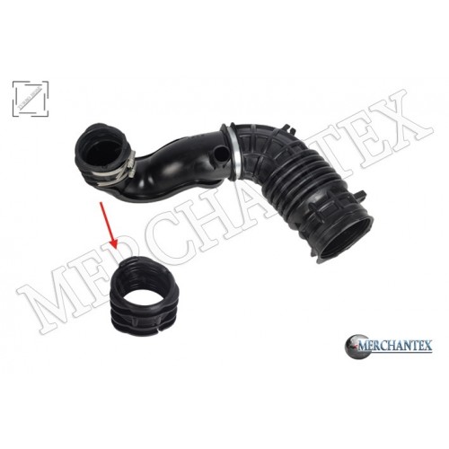 (BK319C623BE T229259 BK319C623BD 1863410) AIR FILTER HOSE EXCLUDING PLASTIC PIPE SMALL HOSE SHOWN WITH ARROW FORD