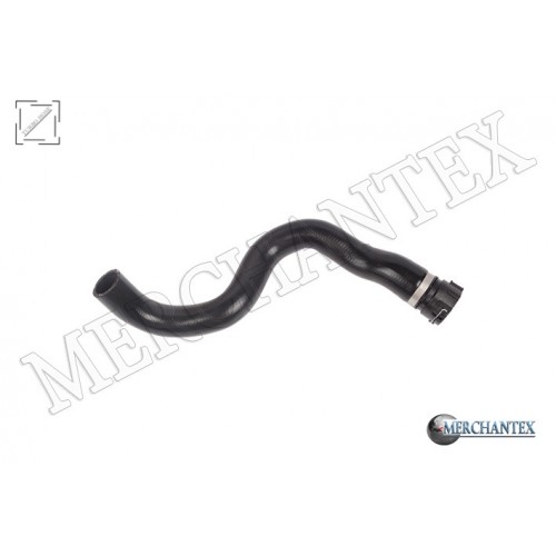 (GM 39060556) RADIATOR UPPER HOSE USED TO AUTOMATIC GEARS. OPEL VAUXHALL