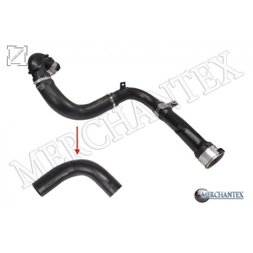 (GM 95275281 GM 95939956) TURBO HOSE EXCLUDING PLASTIC PIPE HOSE SHOWN WITH ARROW CHEVROLET