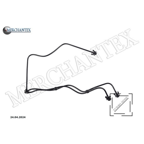 (1323.Y7 1400614680) FIAT PEUGEOT LANCIA SPARE WATER TANK PIPE