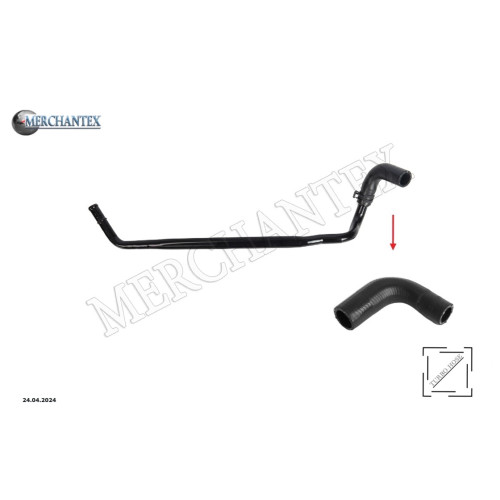 (1336380 GM 13287781) OPEL SPARE WATER TANK PIPE HOSE