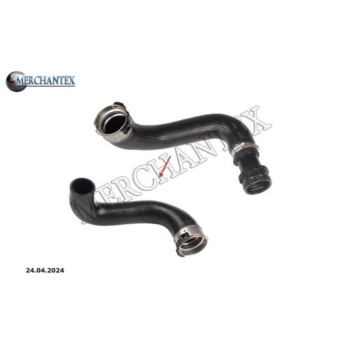(13374646 GM 39152773) TURBO HOSE EXCLUDING PLASTIC PIPE HOSE SHOWN WITH ARROW OPEL VAUXHALL
