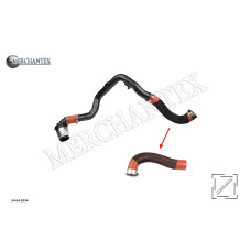 (144601765R 8200730576 4420341 GM 93167986 4423370 GM 95518554 1446300Q1J) NISSAN OPEL RENAULT TURBO HOSE EXCLUDING PLASTIC PIPE BIG HOSE SHOWN WITH ARROW