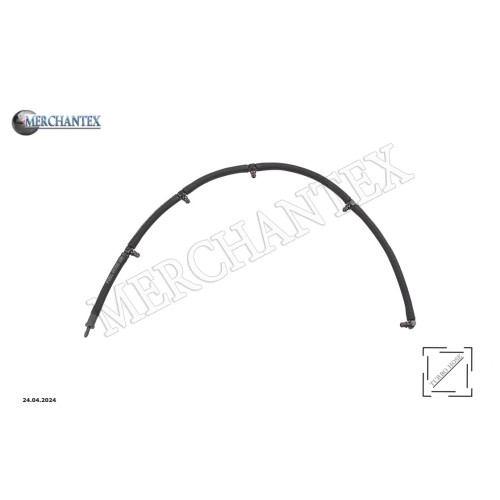 (30750957) VOLVO HOSE FOR FUEL INJECTOR PIPE