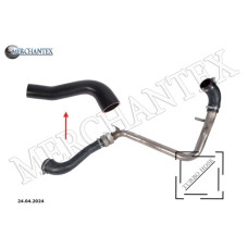 (LR009799 LR022509 LR038314 LR041819 6G926C646AF BH526C646AC BH526C646AD BH526C646AE) LAND-ROVER TURBO HOSE EXCLUDING METAL PIPE BIG HOSE SHOWN WITH ARROW