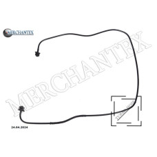 (LR024252 BJ328K012AC) LAND-ROVER SPARE WATER TANK PIPE
