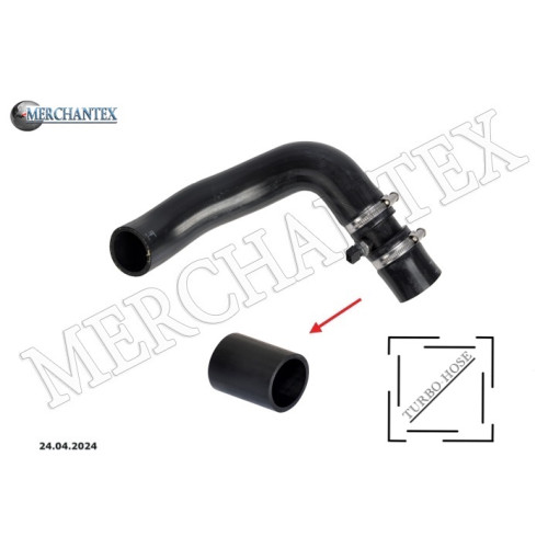 (PNH500190) LAND-ROVER TURBO HOSE EXCLUDING PLASTIC PIPE 48mm x 58mm = 7cm