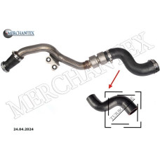 (PNH500341 7H329F788AB) LAND-ROVER TURBO HOSE EXCLUDING METAL PIPE BIG HOSE SHOWN WITH ARROW