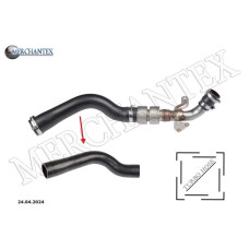 (PNH500520 7H429F788DB) LAND-ROVER TURBO HOSE EXCLUDING METAL PIPE Left side BIG HOSE SHOWN WITH ARROW