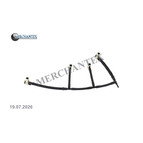 (04L130235B 04L130235T) AUDI SEAT SKODA VOLKSWAGEN HOSE FOR FUEL INJECTOR PIPE (04L130235B 04L130235T) AUDI SEAT SKODA VOLKSWAGEN HOSE FOR FUEL INJECTOR PIPE