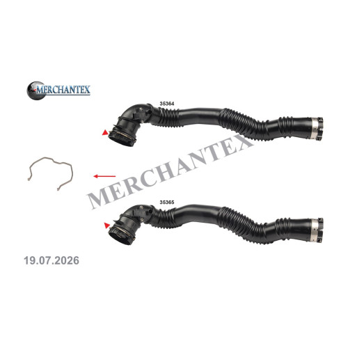(13717612091 13714609444 13717612096) BMW TURBO PIPE CLIPS