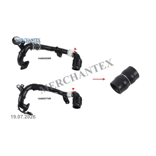 (144600509R 144605770R 1446000Q2M 1446000Q3M) MITSUBISHI NISSAN RENAULT TURBO HOSE
EXCLUDING PLASTIC PIPE