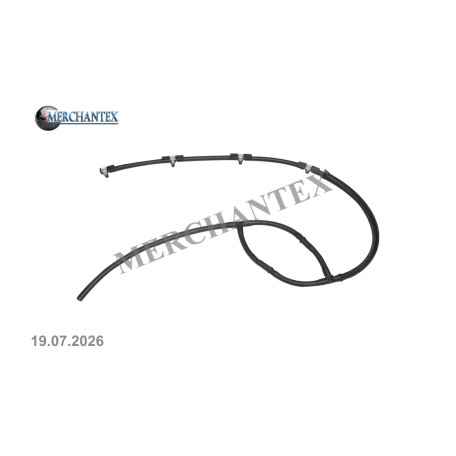 (5801783855 5801646957 QC000395) IVECO MITSUBISHI HOSE FOR FUEL INJECTOR PIPE (5801783855 5801646957 QC000395) IVECO MITSUBISHI HOSE FOR FUEL INJECTOR PIPE
