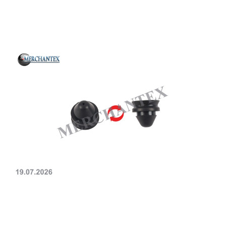 (8V518125CA 1541373) FORD RADIATOR HOLDER RUBBER (8V518125CA 1541373) FORD RADIATOR HOLDER RUBBER