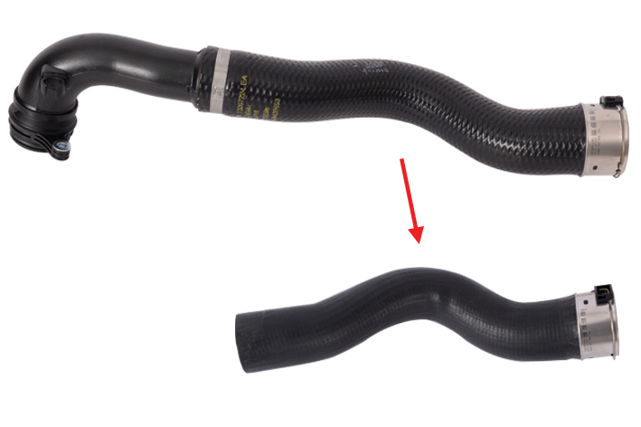 1302136 GM 13267224 OPEL TURBO HOSE EXCLUSION OF PLASTIC PARTS